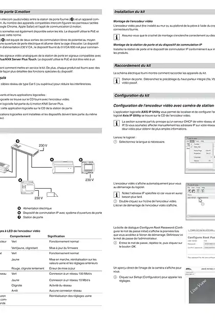 schneider施耐德HW_ U.motion Door station set_ 1 unit_2 units_ Manual